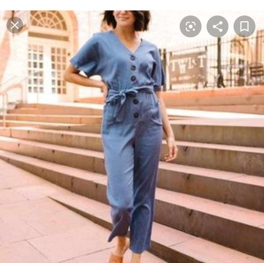 Blue Romper